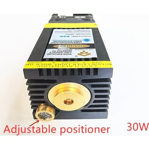 30W CNC laser head, blue laser module, can cut wood. Fast marking and engraving tool for oxidized metals, with PWM/TTL