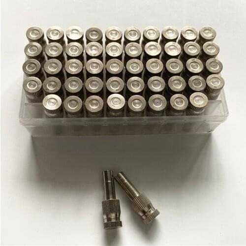 M114 Free shipping new type SS clips slip lock 6mm mist fog nozzles white black blue quick connectors for misting cooling system