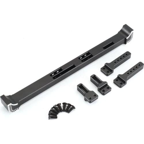 Metal Steel Rear Bumper for 1/10 Taxxas TRX-4 RC Off-road Crawler Car Spare Parts Accessories Components Replacement DIY