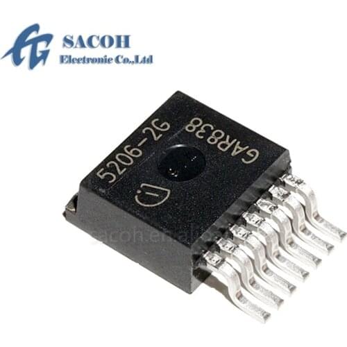 New Original 2PCS/Lot TLE5206-2G 5206-2G TLE52062GAUMA1 or TLE5206-2 or TLE5206-2S or TLE5206-2GP TLE5206 TO-263-7 5A H-Bridge