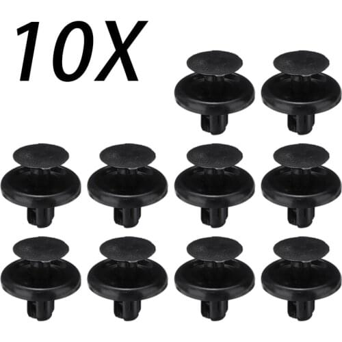 10pcs Plastic Wheel Arch Inner Wing Lining Engine Shield Trim Clip Screw Clip Clasp Fastener Fit 7mm Hole For Toyota For Lexus