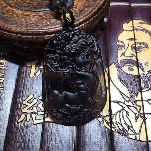 Natural Obsidian Pendant Golden Sword Ice Cream Obsidian Ice Crystal Obsidian Frozen Flying Pursuit Pendant