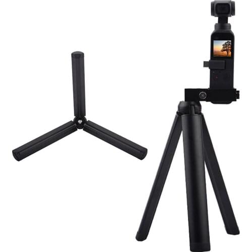 Portable Aluminum Alloy Tripod & Module Camera Mount Adapter 1/4" Screw Port Handheld Gimbal Accessories for DJI Osmo Pocket 2