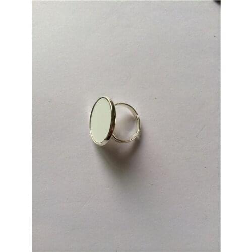 Blank rings for sublimation fashion retro vintage ring jewelry heat transfer printing DIY material 20mm 6colours 05921