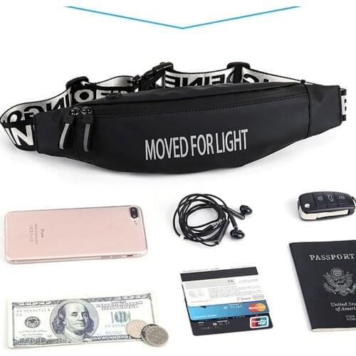 Running Fanny Waist Shoulder Crossbody Pack Wateproof Phone Pouch for iPhone 11 Pro Max XS XR SE 2020 7 8 Plus 6 6S Case Cover