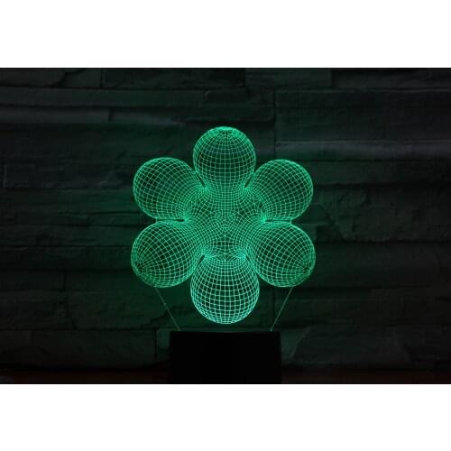 3D Night Light Sunflower christmas decor for home Touch Sensor Color Changing Nightlight Gift for Kids Child Bedroom Table Lamp 1019