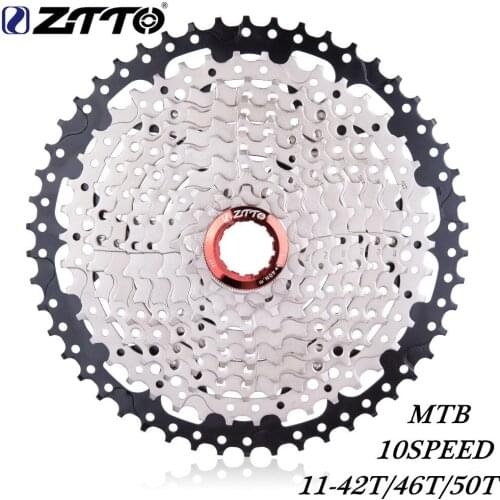 ZTTO Bike Freewheel Bike Cassette 10 Speed 42T/46T/50T Road Bike Freewheel Bicycle Cassette Freewheel Replacement Accessory