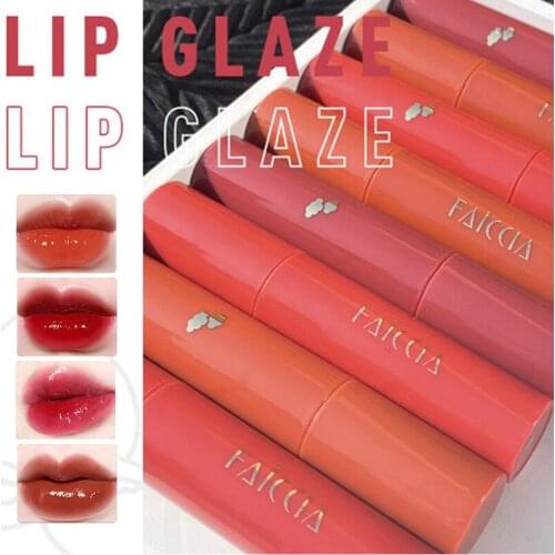 High Quality Velvety Lip Glaze Moisturizing Jelly Color Lip Glaze Film Formation Long Lasting Cosmetics for Women Girls
