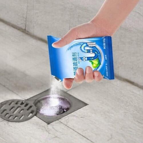 3pcs Pipe Dredging Agent Bathroom Kitchen Sewer Pipe Through Agent Drain And Pipe Cleaning Cable drain unblocker