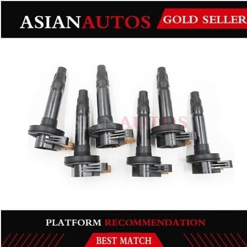 6PCS Ignition Coils BL3E-12A375-CA BL3Z-12029-A For Lincoln Ford Ecoboost Flex F150 Taurus Mks Mkt F-150