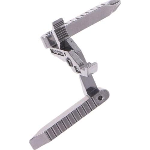 6 in 1 Multi - function Outdoor Tool Clamp Mini - pliers Micro Multitool Keychain Portable Folding Tool EDC Equipment Gear E56C