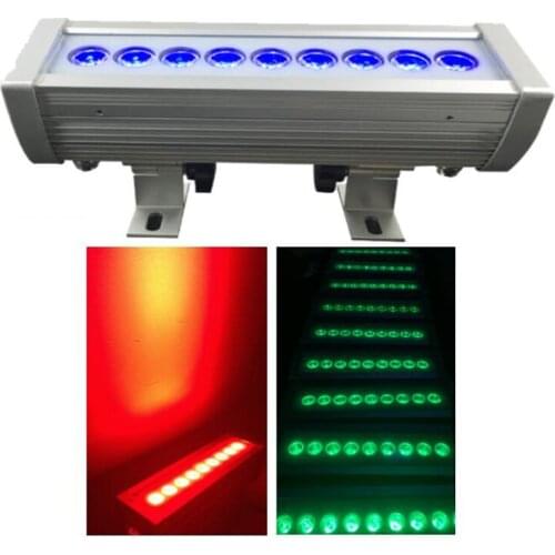9X3W RGB 3 in1 LED wall washer light, LED bar light IP65 waterproof outdoor Lighting, 26cm Length