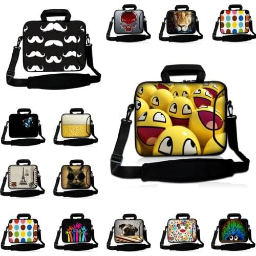 Chromebook 10 12 13.3 14 15 17 Notebook Neoprene Briefcase Tablet 10.1 Netbook Nylon Bag Messener Case For LapBook 15.6" HP Envy