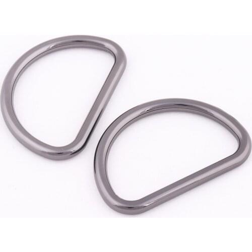 D Ring 50mm(2inch)Metal Clasp Belt Buckle Leather hardware bra hook Package accessories Webbing Accessories DIY Zinc alloy