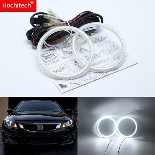 For Honda Accord coupe 2008-2011 Ultra bright SMD white LED angel eyes halo ring kit daytime running light