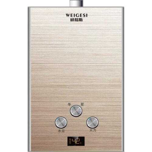 Home 6L 8L Flue Gas Water Heater Strong Emission Type Speed Low Water Pressure Liquefied Gas Natural Gas Water Heating Machine