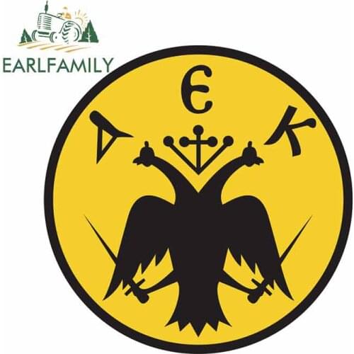 EARLFAMILY 13cm x 13cm for Aek Fine Car Stickers And Fine Decal DIY Vinyl Sun Protection Waterproof Suitable for VAN RV