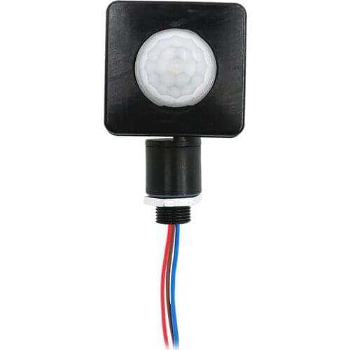 Human Body Infrared Sensor Ultra-thin Infrared Body Sensor Switch LED Flood Light Sensor Adjustable PIR Motion Smart Switch