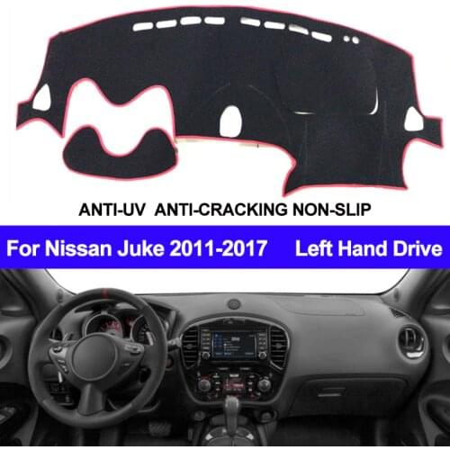 Car Dashboard Cover Dashmat For Nissan Juke 2011 2012 2013 2014 2015 2016 2017 ANti-UV Automobile Dash Mat Sun Shade Pad Carpet