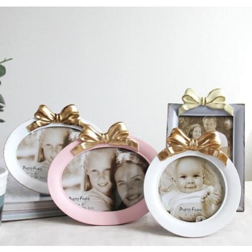 Hot Selling Newest 4 Inch 5 Inch 7 Inch 8 Inch Creative Pendulum, Bow Tie Frame, Home Decoration, Photo Studio Photo Frame