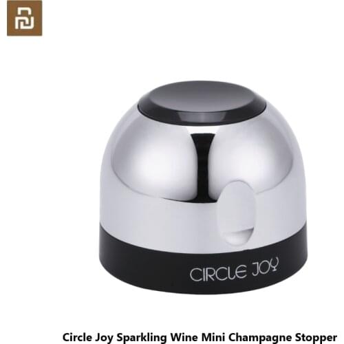 Mijia Circle Joy Sparkling Wine Mini Champagne Stopper Mini Wine Stopper Rotary Lock Empty Design Efficient Conservation