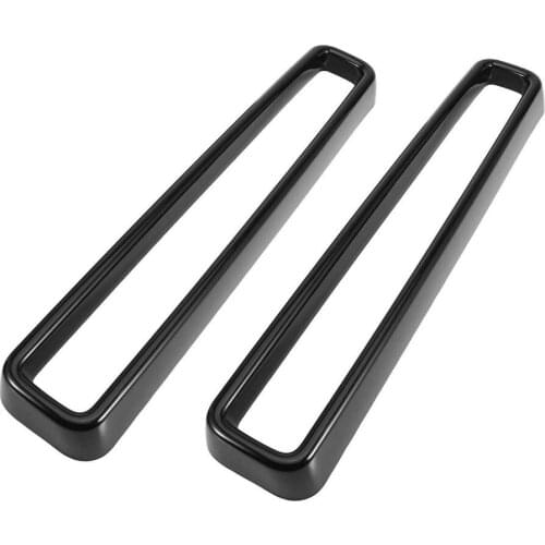 2pcs Black Front Grill Grille Inserts Cover Trim for Dodge Challenger 2015-2020 Automobile Replacement Accessories