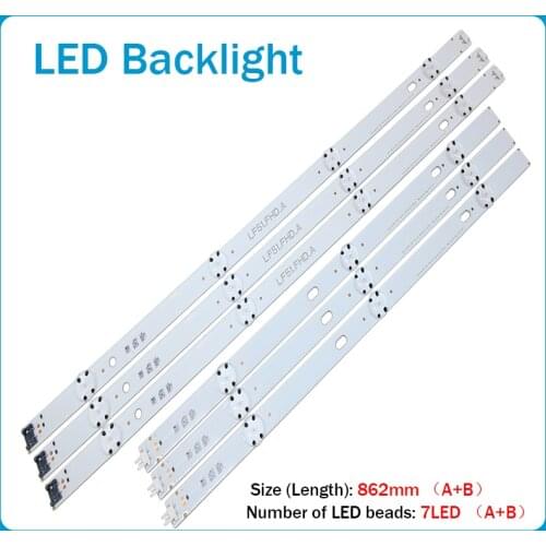 New 30 PCS/set LED backlight strip for LG 43LF5100 LF51_FHD_A LF51_FHD_B LGE_WICOP_FHD 43INCH_REV00_A/B_150511