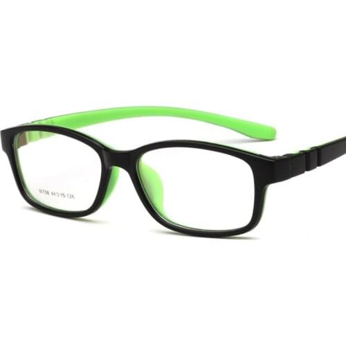 2018 New Boy Girl Eyeglasses Frames Kids Myopia Amblyopia Flat Mirror Exquisite Ultralight TR90 C016
