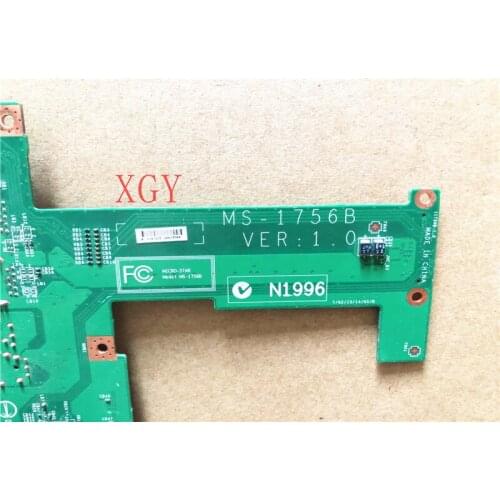 Original FOR MSI GE70 USB Audio Network Card SD Small Board MS-1756B VER:1.0 100% test OK