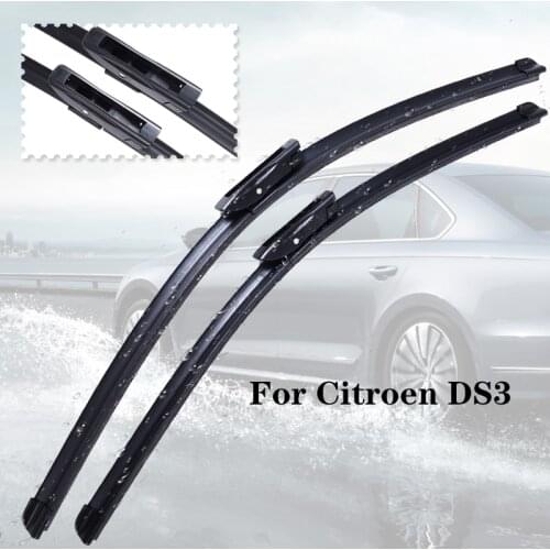 Wiper blades For Citroen DS3 from 2009 2010 2011 2012 2013 2014 2015 2016 Clean car windshield