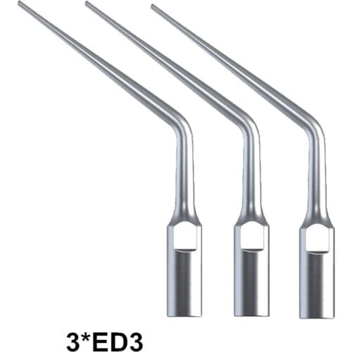 Dental Endo Tip 3Pcs ED3 For SATELEC And DTE Ultrasonic Sclaer Dental Laboratory Equipment Use For Endo Filling Instrument
