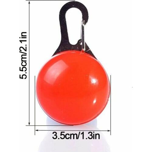 LED pet light pendant outdoor dog safety pendant anti-lost spherical luminous pendant processing customization