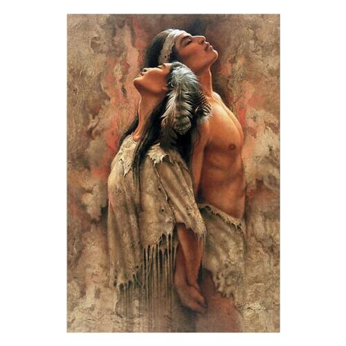 Embroidery French 14CT Unprinted Quality Counted Cross Stitch Kits Forever Soul Colleagues Wall Decoration Home For Handmade