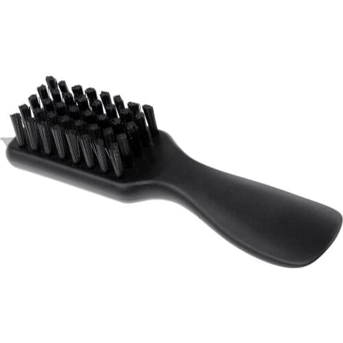 1 Pcs Portable Golf Brush Groove Cleaner Shoes Brush Cleaning Nylon Shoehorn Handle and Spike Wrench for Golfer Black