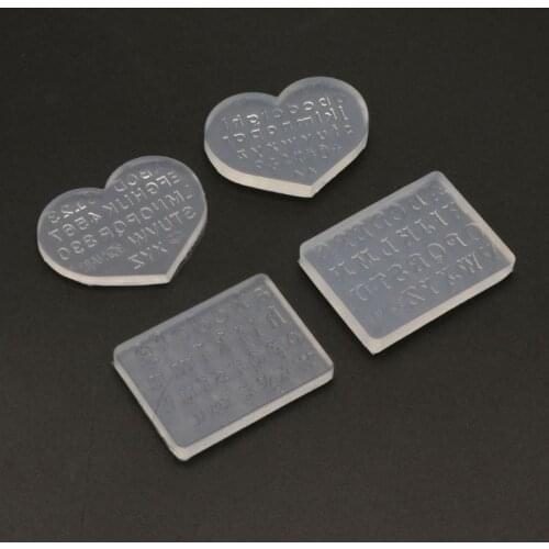 2Pcs 3mm Small Numbers Letters Mold Resin Message Fillings Making Jewelry Making R2LE