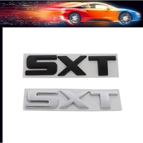3D Premium SXT car Engine Hood Fender trunk Tail Rear Bonnet Nameplate Decal Emblem Badge Sticker for Charger Challenger