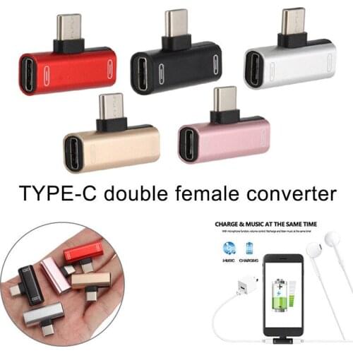 Adapter Charge and Headphone 2 in 1 Type-C to 3.5mm Head Aux Audio USB C Cable