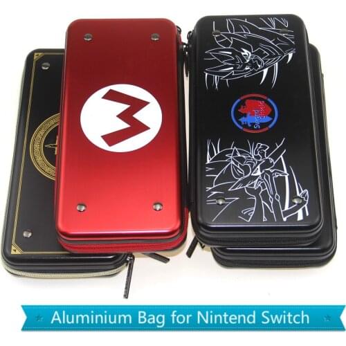 Aluminium Portable Case for Nintend Switch Storage Bag Hard Shell Pouch for Nitendo Switch NS Console Accessories