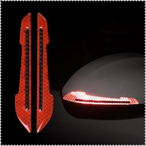 Car Reflective Strip Rearview Mirror Reflective Tape for Renault Vel Modus Eolab Twizy Twin-Z Twin-Run Symbol