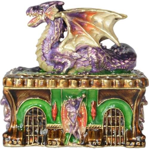 Dinasoar Trinket Box Animal Miniature Figurines Decoration Gifts for Lovers