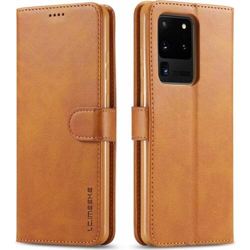 For Samsung Galaxy S10 Plus S10e S20 Ultra 5G A10 A20 A30 A40 A50 A70 A80 A90 M10 M20 M30 Case Leather Flip Retro Cover Coque