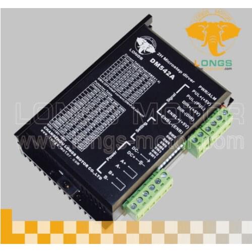 Stepper motor driver DM542A,dc motor driver 4.2A, 18-50VDC, CNC New