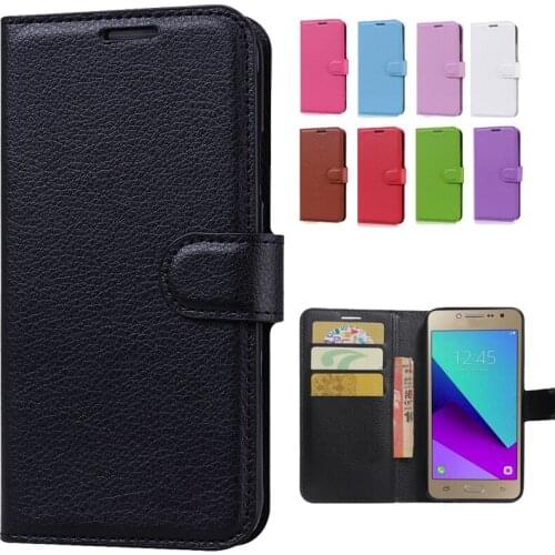 For Samsung Galaxy J2 2018 Flip Case Samsung J2 Pro 2018 Back Cover Phone Leather Case For Samsung Galaxy J2 2018 SM-J250F Cover