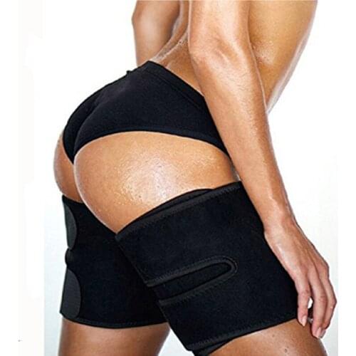Unisex Leg Slimming Shaper Sauna Ultra-Sweat Thigh Trimmers Warmer Slender Slimming Wraps Legs Thermo Neoprene Compress Belt