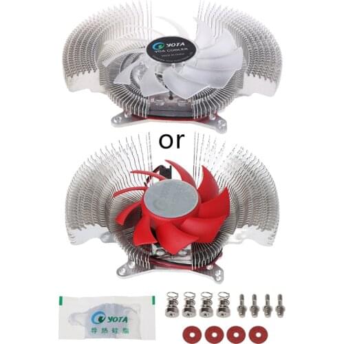 VGA PC Computer Video Card Cooler Cooling Fan Heatsinks For NVIDIA ATI Geforce By Irjdksd