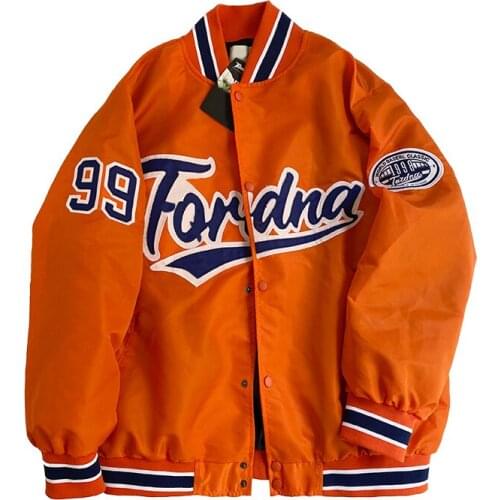 2021 New Arrival Hot Jacket Men Street Clothing Baseball Pure Stripe Print Coat Spring Autumn Casual Loose Outerwear