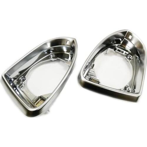 Matt Chrome Side Wing Mirror Trim Pair For VW Golf MK7 free shipping
