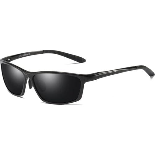 Mens Aluminum Magnesium Full Frame Polarizing Sunglasses Anti-ultraviolet Polarizing Driving Sunglasses