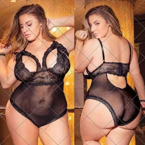 Lingerie Sexy Bodysuit Thong Leotard See Through High Elastic Breast Exposing Dresses Pijama Enterito Seduction Nightgown Sexi