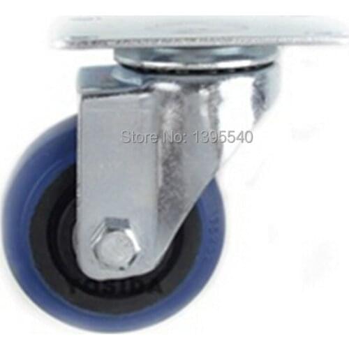 New 3'' Swivel Wheel Caster Industrial Castor Univeral Wheel Artificial Rubber 360 Degree Rolling Heavy Casters Medical Castors